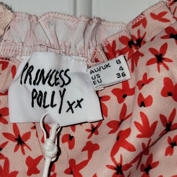 Princess Polly Pink and Red Floral Dress NWT - Picture 5 of 6